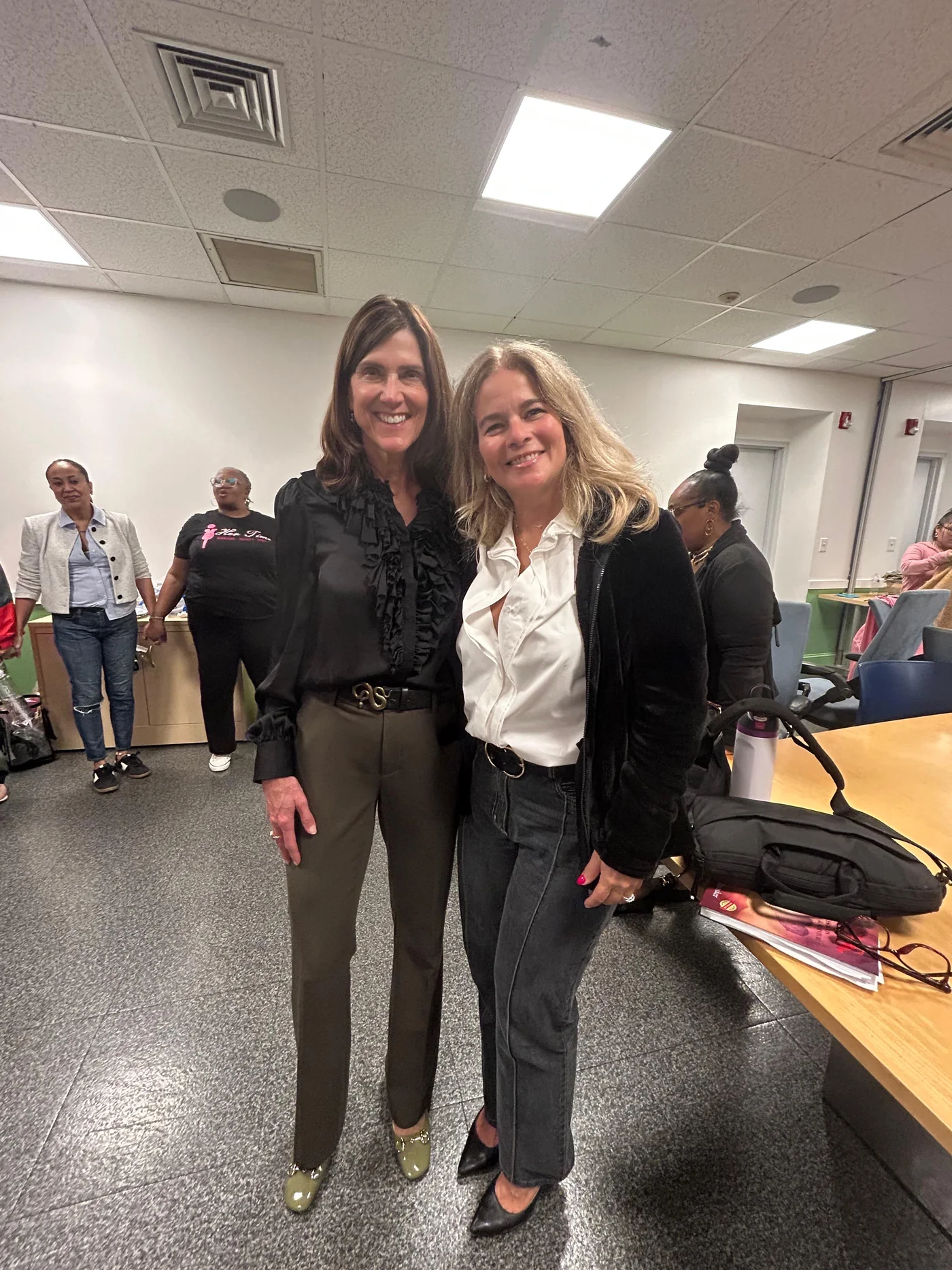 Serina Dansker at a community speaking event